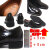 Ancien Crepins日本制内增高时尚男鞋1301 隐形增高6cm正装商务皮鞋结婚鞋牛皮 百搭黑色 40  日本码25.0cm