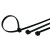 鸣固 自锁式尼龙扎带 塑料固定扎线带 电线捆扎线束带 黑色3*150/1000条 ZH1599