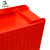 齐鲁安然 加厚塑料周转箱 零件盒元件盒 收纳箱物料盒收纳盒 工具盒整理箱 配件箱【A3红色 345*258*125mm】