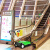定制自动步梯清洁机手扶商场电梯吸尘机扫地刷洗清扫机 DWB460