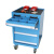 五金工业重型工具柜加厚车间置物柜铁皮柜多功能双开门工具储物柜 YG02蓝色含配件