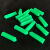 绿色膨胀管塑料螺丝胶塞墙塞涨塞6MM胀塞胶粒 8毫米配不锈钢螺丝100套