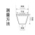 橡胶传动带三角带A型B型1120-1950高强度耐磨工业皮带机带 A型 1400