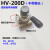 适用HV-200D/B手转阀 气源切换转换阀 气缸控制器开关HV-02/03/04 HV-04+3个8mm气管接头+1个