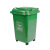 适用于户外环卫垃圾桶带盖50L商用分类垃圾箱240升塑料垃圾桶  定 蓝色 可回收物