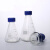 HKNA玻璃透明螺纹口丝口蓝盖试剂瓶锥形瓶子密封带刻度化学实验室取样 蓝盖锥形瓶250ml