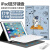 万福来（WANFULAI） 苹果iPad9代10.2鼠标套装保护套A2602/A2270带键盘带笔槽 键盘款 插旗宇航员-白冰色 钢化膜+蓝牙键盘+鼠标 Air3/Pro  10.5英寸通用