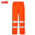 冰禹 雨衣雨裤套装 反光雨衣 加厚牛津布防暴雨水 可定logo 荧光橙3XL BK-72