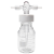 螺口洗气瓶 GL45玻璃缓冲瓶 PTFE特氟龙耐腐蚀250/500/1000ml 500ml 全聚乙烯洗瓶