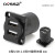 高速USB3.0数据信号传输直通免焊D型双通A口对接插座机柜面板延长 AUSB2.0-2-B 双口USB2.0黑色