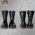 上海牌男士雨靴中筒时尚雨鞋耐腐蚀牛筋底防滑防水耐磨三防劳保水鞋 黑色 44