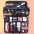 纳诗莲大容量化妆包女便携旅行化妆品收纳包袋专业化妆师跟妆手提箱盒 ( (迷你小号)黑色--简单化妆