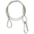定制适用不锈钢保险链钢丝绳黑色保险绳舞台灯钩保险绳灯光配件安 2.5mm不锈钢