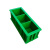 三联试块模具70.7砂浆100水泥150抗压混凝土砼抗渗盒塑料 150*150*150绿色ABS加厚