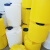 加药PE化工/PE桶/搅拌水箱桶40/60/80/100L游泳池投药桶投药泵消 黄色100L加厚型加药桶