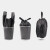 XG庄太太x【40x60cm】手提式垃圾袋加厚黑色背心带提手的特厚塑料小号厨余厨房大号