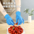 食品级耐用型一次性手套家务用厨房餐饮清洁洗碗防水橡胶乳胶 整箱E600白色耐用型(1000只) M
