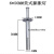 山头林村新型水泥墙快速壁虎膨胀插片壁虎锤击膨胀打入式膨胀螺丝6毫米孔 6*50 (五支)