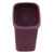 撼顿 塑料茶台废水桶垃圾桶过滤桶 紫色大号-方形