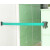 挂壁式隔离带收银台壁挂式不锈钢伸缩头一固定2米3米5米警戒米线 2米深蓝色带