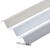 PVC免打孔护角条 护墙角保护条墙护角防撞条包阳角线 装饰护 25mm米色光面 0.5米1.8米以上少于4根对半