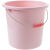 定制适用适合大水桶塑料桶大号洗澡桶子洗衣拖布桶拖把拖地桶小水桶储水桶 北欧粉16L