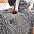 梦卡琳（DREAM KARIN）毛毯冬季加厚铺床法兰绒珊瑚绒毯单人毛巾被子春秋沙发盖毯空调毯 牛油果绿 200*230cm