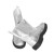 美康（meikang） 防火隔热鞋 铝箔耐1000度高温防烫隔热靴 筒高22cm MKP-09 银白 40码