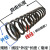 澳颜莱线径3.5mm毫米压簧 65mn锰钢高强压缩力小弹簧 减震振动筛汽车配 乳白色 3.5*20*40两只
