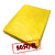 特大号黄色垃圾袋医疗用垃圾袋医院清洁商用环保塑料袋黄色无字款 90*100特厚黄色平口50只 [抽取 加厚