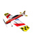 猪小宝航模飞机3D特技机固定翼F3P F3A飘飘机EPP遥控飞机耐摔板机定制款 [红]KIT空机 红色涂装