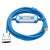 西门子  PLC编程电缆	CPM1A/2A系列PLC通讯下USB-CIF02+隔离蓝 国产