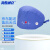 海斯迪克 HKQS-58 手术帽 棉加扣吸汗巾 心电图刺绣护士帽 印花包头帽医生帽 蓝色