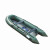 竹特 橡皮艇  冲锋舟防汛救生艇人充气橡皮艇救生船铝合金底3.6米 绿色 企业定制