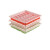 希万辉 一次性饺子盒打包外卖带盖餐盒商用分格塑料快餐饭盒 12格透明色100套