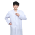 白大褂男长袖医生服短袖实验服大学生护士工作服防护服 短袖-的确良材质（薄款） XL