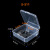 定制PP透明塑胶盒耐摔透明收纳盒五金工具配件盒方形盒小零件盒包装盒 S-510