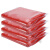 祥利恒商用彩色大号垃圾袋 分类袋 加厚塑料平口袋 红色(50个) 90*110cm