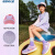 斯凯奇（Skechers）女童鞋透气舒适减震跑步鞋运动休闲鞋 蓝色/荧光粉红色/BLNP 27.5 166-170mm
