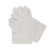 帆布手套劳保手套电焊防护双层24线6线单层12线白甲 半衬6线白甲帆布手套(10双)