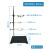 大号铁架台方座支架全套加厚高40cm60cm多功能不锈钢化学实验室烧瓶十字夹子滴定夹蝴蝶夹铁圈试管夹 大号镀锌铁三环