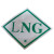 汽车CNG标识贴反光标识LNGLPG标签贴膜燃气车反光标志1228车贴 CNG小号晶彩格2张