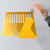 庄太太 塑料刮板 墙纸刮板汽车贴膜工具透明油漆刮刀腻子 16*10.5cm黄色长方形/10个ZTT0057