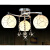 战舵（ZHANDUO）吸顶吊灯卧室创意艺术网红现代简约餐厅灯客厅大气家用灯 5头-带水晶整套60W LED白光 直径