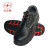 双安 10KV防砸绝缘鞋 牛皮材质 耐磨防滑安全鞋低帮红色底劳保鞋AP103（Z）39码