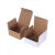 定制现货瓦楞纸包装盒定制正方形白色纸盒牛皮纸打包盒快递盒印刷logo 深卡其布色 3层 10x10x7