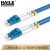 海乐(HAILE)铠装防鼠咬电信级单模双芯光纤跳线接头可选9/1255米HJ-2LC-LC-SK5