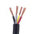 佳雁电线电缆RVV4*2.5平方国标阻燃四芯电源线多股铜丝软护套线10 4芯*0.75平方(100米/卷)