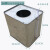 304不锈钢补水箱塑料透明膨胀加水斗槽锅炉配件土暖气专用耐高温 塑料透明小水箱(3.8升)