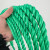 慎固 KAB 尼龙绳塑料绳耐磨晾衣绳户外手工编织货车捆绑绳绿色绳子 12mm*100米